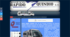 Desktop Screenshot of nuevorapidoquindio.com